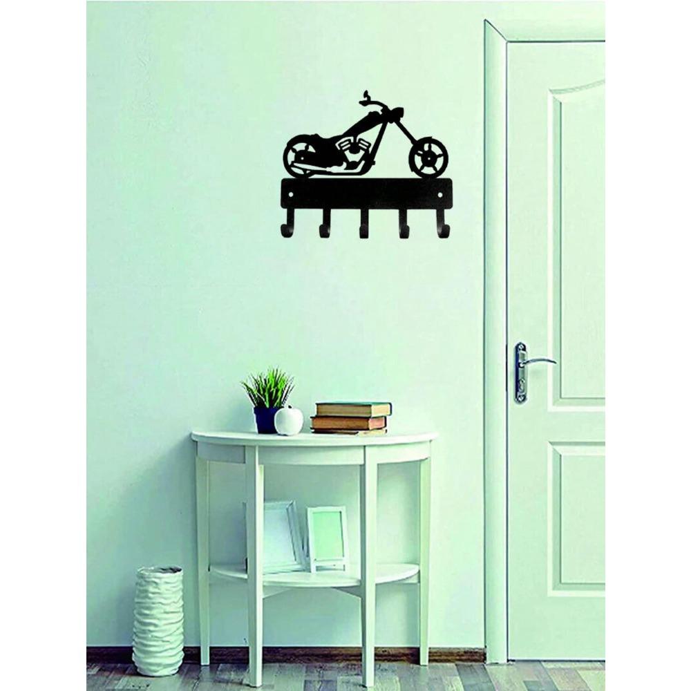 Metal Motorcycle Key Holder Wall Mounted Rack Home Entryway Organizer 1 Piece