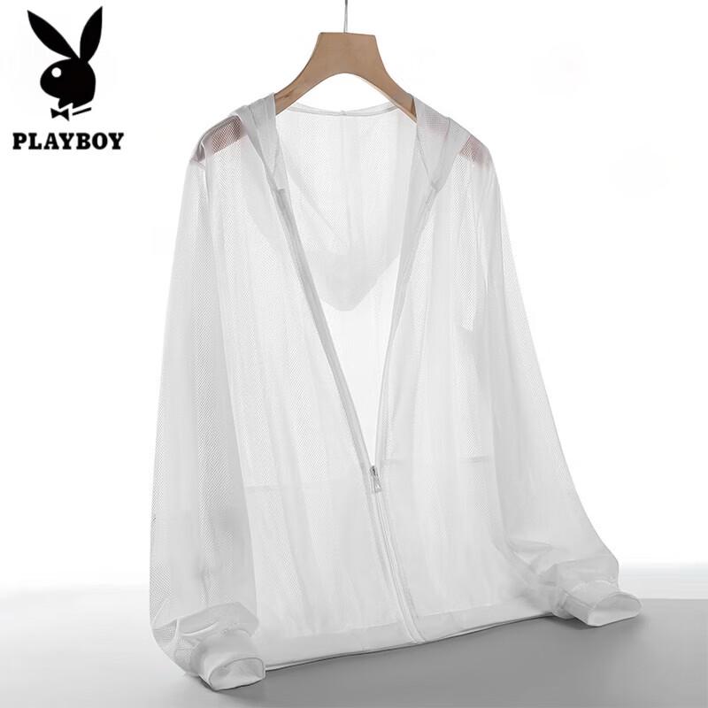 PLAYBOY Men s Ice Silk Mesh UV Protection Outerwear 3XL