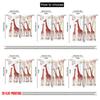 2pcs,2D Plane Printing Window Curtain Autumn Giraffes Versatile Fabric (without Rod) All Seasons Use for Living Room & Office
