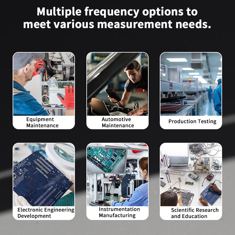 ZOYI ZT-DQ01 Intelligent LCR Tester digital bridge 100KHz , automatic measurement of resistance, capacitance and inductance