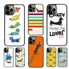 Sausage Dog Dachshund Art Phone Case For iPhone 17 Air 16 15 14 11 12 13 Pro MAX Plus Coque Cover Shell