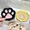 1pc Cute Ceramic Cat Claw Soap Holder Creative Soap Box for Kitchen Bathroom Sink Drain Soap Tray Home Bathroom Accessories