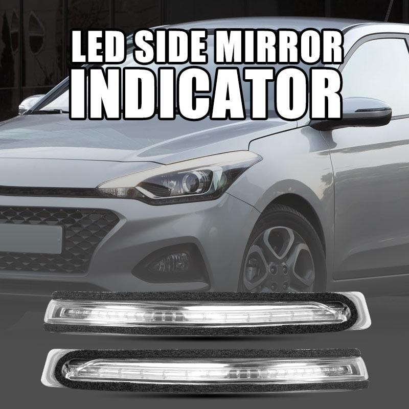 Left Right Car Side Mirror Lights 87624-C8000 Turn Signal Indicator Blinker Lights For Hyundai i20 2014 2015 2016 2017 2018-2020