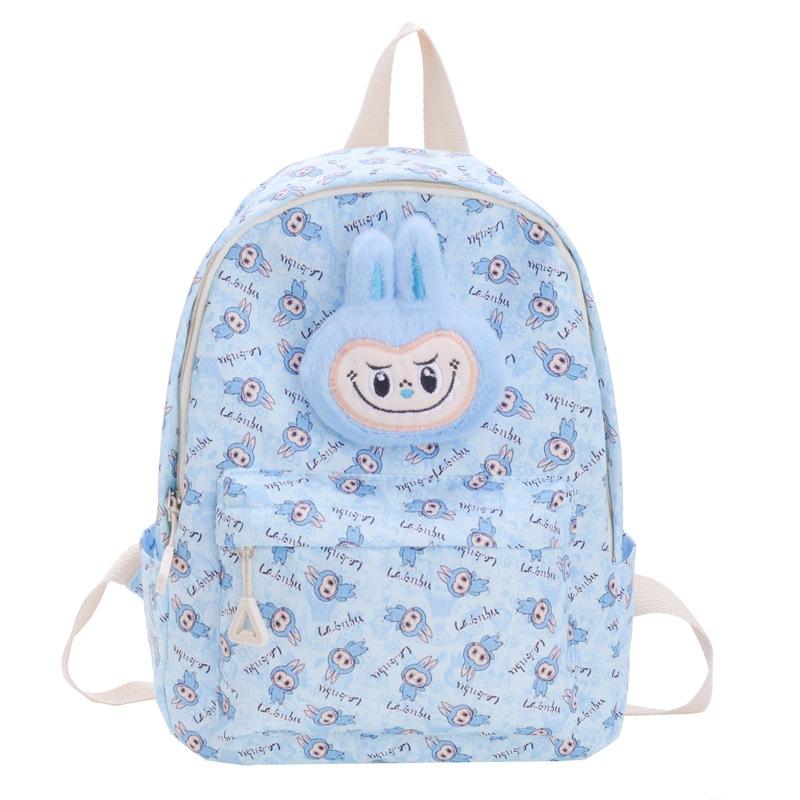 Cartoon Cute Boys And Girls Backpack Cute Doll Foreign Style Printing Primary School Bag Children Bag