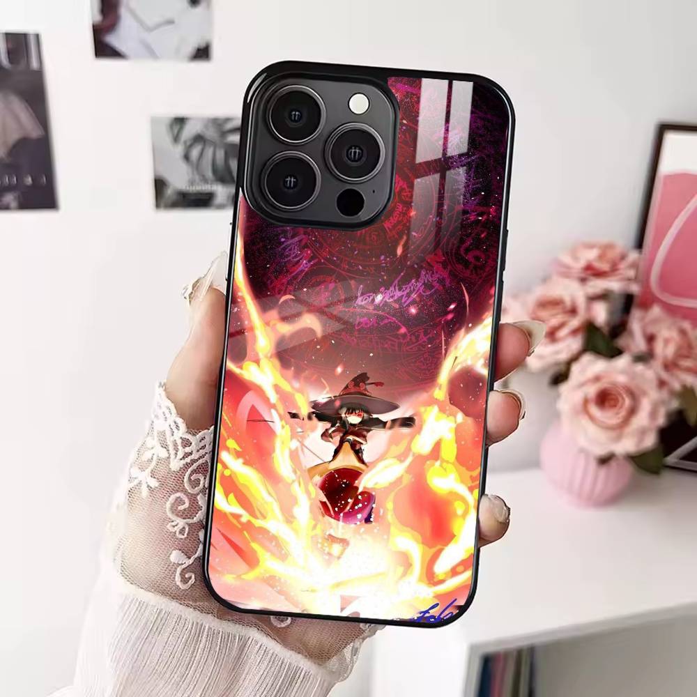 K-Kono Subarashii Sekai ni Shukufuku Phone Case For iPhone 17,16,15,14,13,12,Plus,Pro,Max For Magsafe Magnetic Wireless Charge
