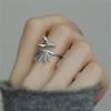 Korean plain ring ring female ins wind design opening adjustment tail ring ring ring