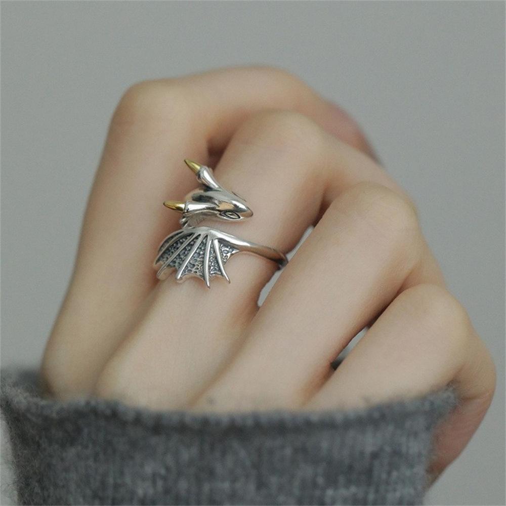 Korean plain ring ring female ins wind design opening adjustment tail ring ring ring