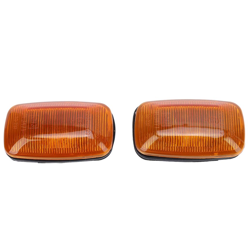 1 Pair LED Side Marker Signal Lights Cover 8173120191 Amber for 70 80 90 100 Series Camry Scepter SX