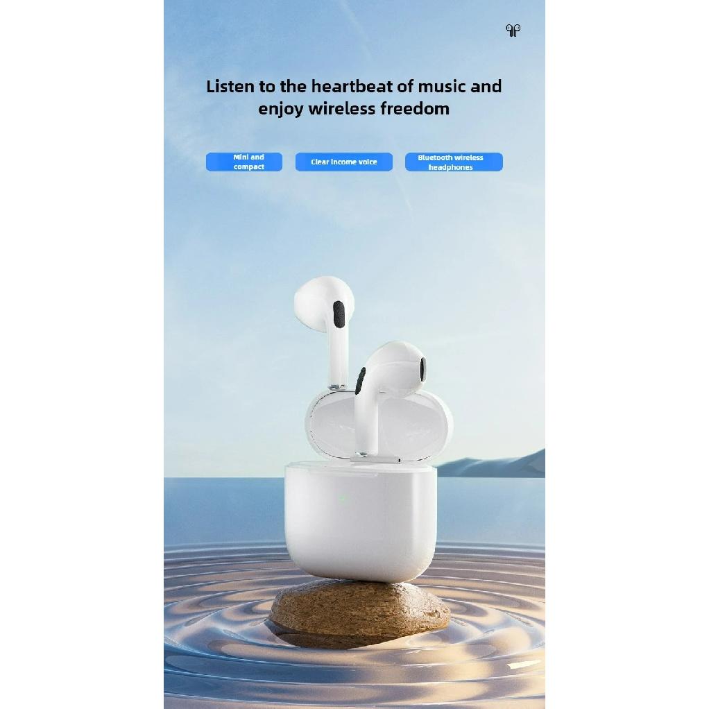 Air Pro4 wireless earphones Bluetooth 5.3 in ear earphones suitable for sports, gaming, and office work, compatible with all ear