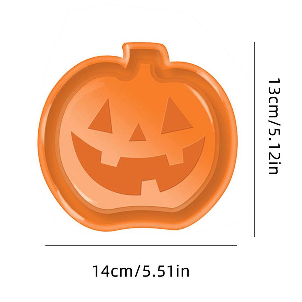Halloween Candy Bowl Holder Dessert Candy Snack Plates Festive Platter Decorative Plate For Home Desk Holiday Table Party Food