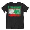 Libanon Flagge T-Shirt Stadt Grüne Karte Zeder Heiligkeit Ewigkeit Frieden