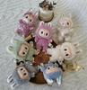 Kawaii Anime Figure Labubu1.0  Monster Vinyl Blind Box Series Heartbeat Macaron Doll Keychain Kids Gift Birthday Holiday Ornament Toy