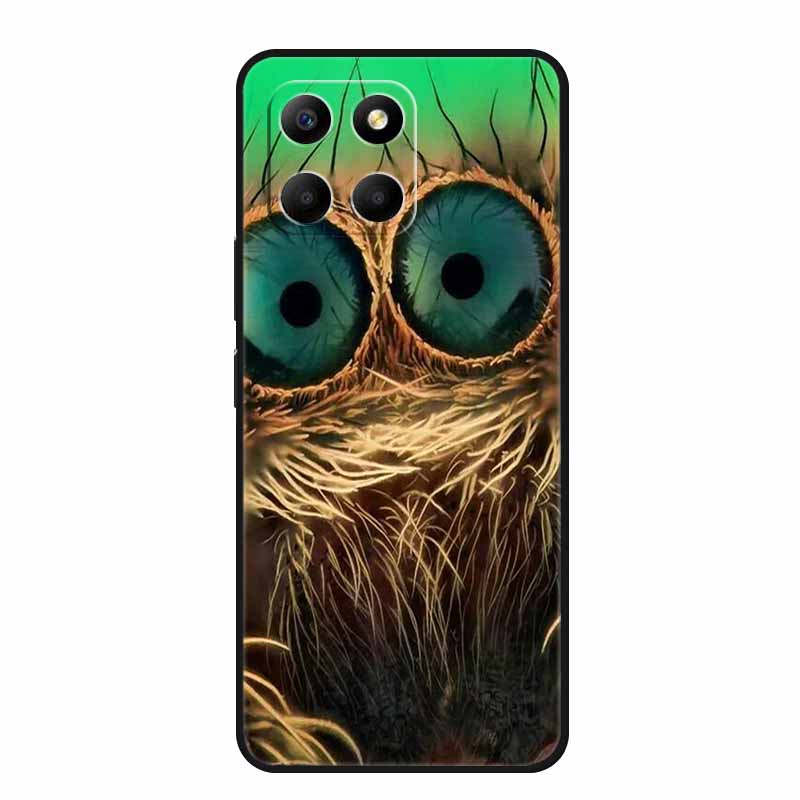 Soft Silicone Covers For Honor X8 5G Case x8 X8A 4G Wolf Lion TPU Back Covers For Huawei Honor X8 Phone Cases HonorX8A Coque Bag