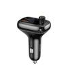 Bluetooth Transmitter/Charger For Baseus S-13 (Overseas Edition) Car - Black