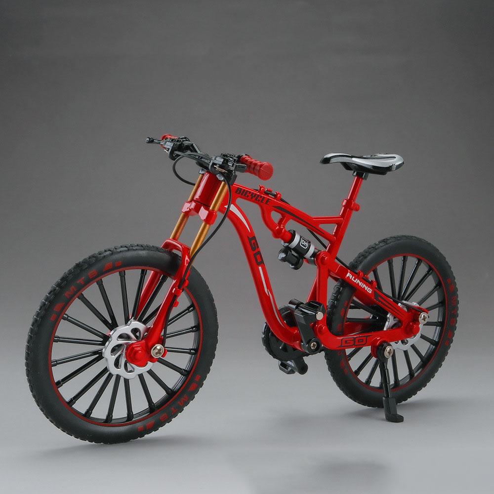 

1:Модель внедорожного амортизирующего складного велосипеда масштаба 8, игрушка, литой под давлением сплав, рычажное рулевое управление, резиновые шины, модели гоночных автомобилей, подарки