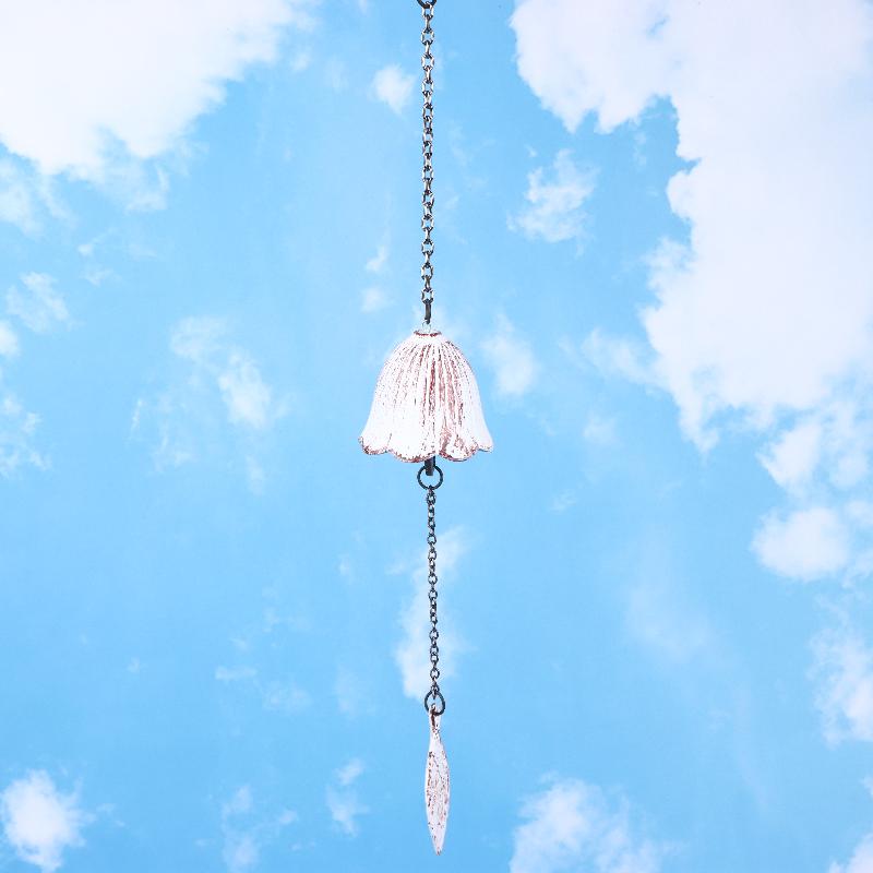 Creative Cast Iron Wind Chime Hanging Decoration Metal Retro Hanging Leaf Bell Balcony Outdoor Garden Hanging Decoration