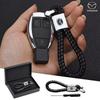 Car Key Ring Men Women Rope Keychain for Mazda Skyactive Cx3 Cx4 Cx5 Cx8 Cx9 Cx30 2 3 5 6 Mx5 Rx8 Alexa 323 Gi Car Accessories