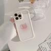 Applicable To IPhone 15 Smudge Bow Mobile Phone Case Apple 14 ProMax Sweet 16 Acrylic 12 Three Dimensional 13