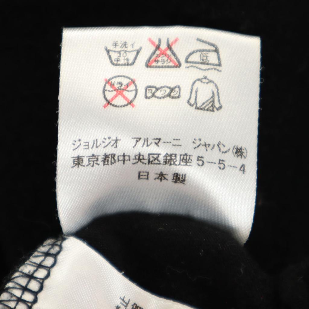 Emporio Armani made in Japan Short sleeve V neck T-shirt XL black Men's Used