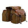 Bicycles Double Panniers Bag Cycling Luggage Storage Bag Canvas Cycling Bag for Cycling and Commuting Needs