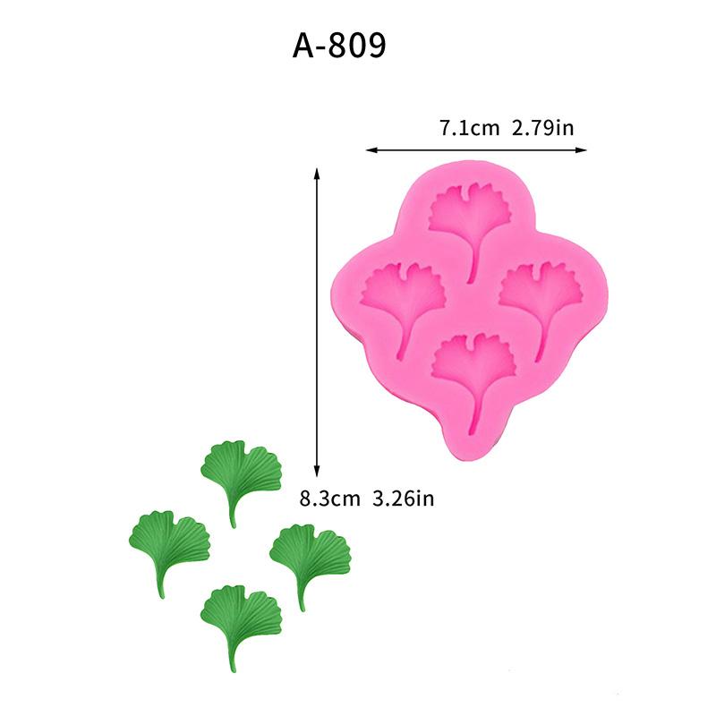 

1 шт. 7 с листьями 4 с клевером Листья гинкго Кленовые листья Черепашьи спины Листья 5 с ежевикой и дубовыми листьями Форма