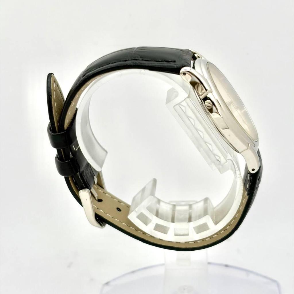 Used [Beautiful Condition/New Battery] SEIKO Men's Watch V701-1920 633681 New Belt