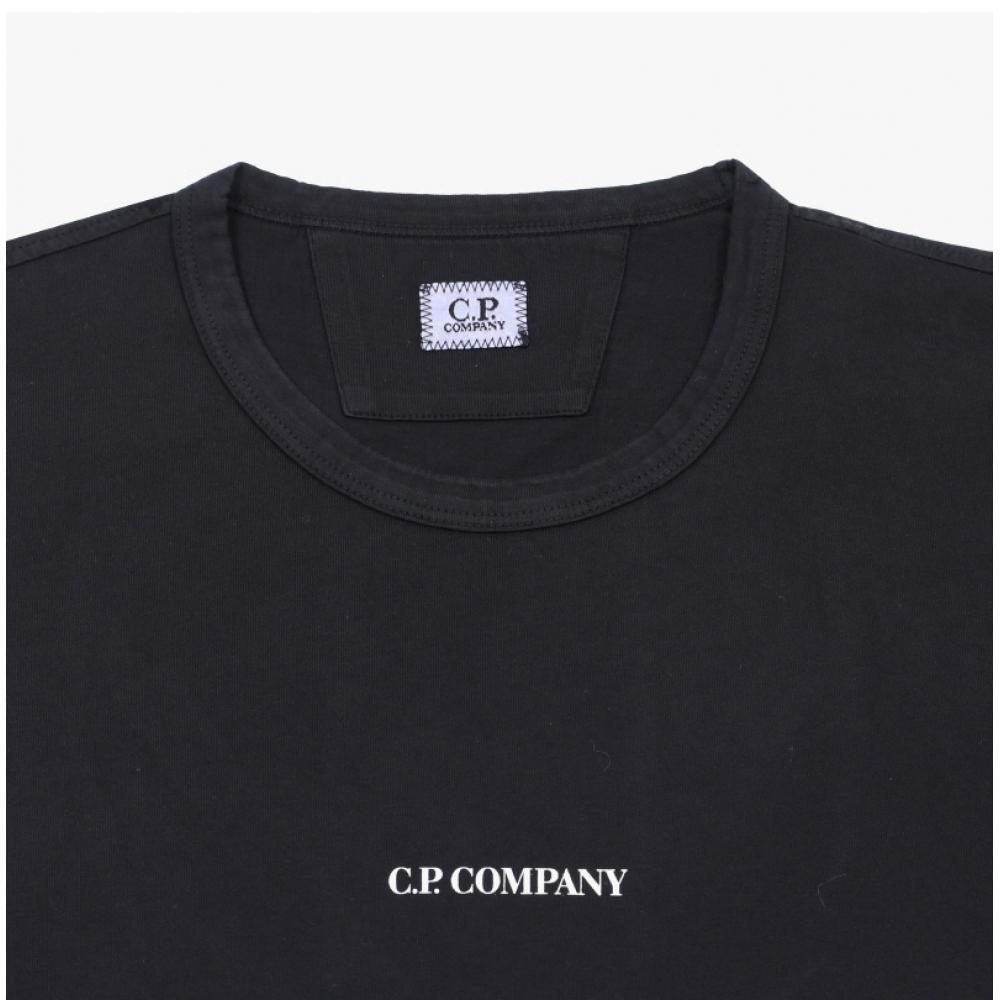 Cp Company Logo Men S ShorT Sleeve T ShirT 18cmTS085a 005431g 999