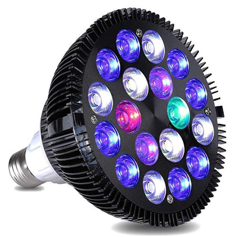 12W 15W 36W 45W LED Fish Tank Light Spectrum LED Aquarium Light Full PAR38 Aquatic Grass Breeding Supplementary Lamp