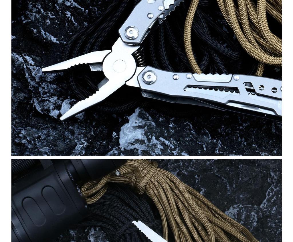 Outdoor Folding Stainless Steel Multi-Tool Pliers: Portable, Multi-Function Combination Pliers