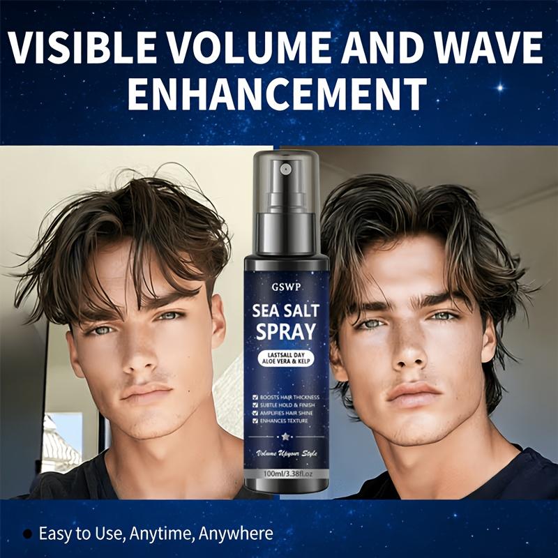GSWP Sea Salt Hair Spray, Provides a Refreshing, Oil-Controlling Effect In Summer, Hydrates and Moisturizes. 100ml/200ml