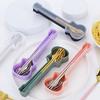 3Pcs/Set Tableware Picnic Cutlery Set Food Grade Small High Strength Camping Spoon Fork Chopsticks Kit