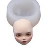 Elf Face Clay Molds Non Stick Easy to Demold Doll Face Clay Molds for Elf Toy Epoxy Resinn Casting DIY Handmade Craft