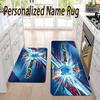 Custom Name Erling Haaland Flannel Area Rug Kitchen Floor Mat Personalized Home Decoration
