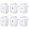 6 Pack Dusk to Dawn Sensor LED Night Light Square Smart Sensor Light Motion Sensor Light  Hallway