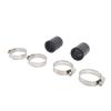 2Pcs 1in High Temp Pipe Clamps Connector Sturdy Exhaust Pipe Clamps Connector for Banshee 1987 to 2006