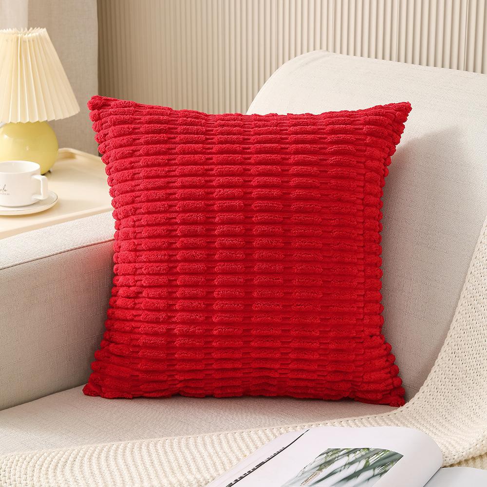 New Corduroy Pillow Cover Nordic Style Solid Color Home Square Cushion Home Sofa Decorative Pillow Cover