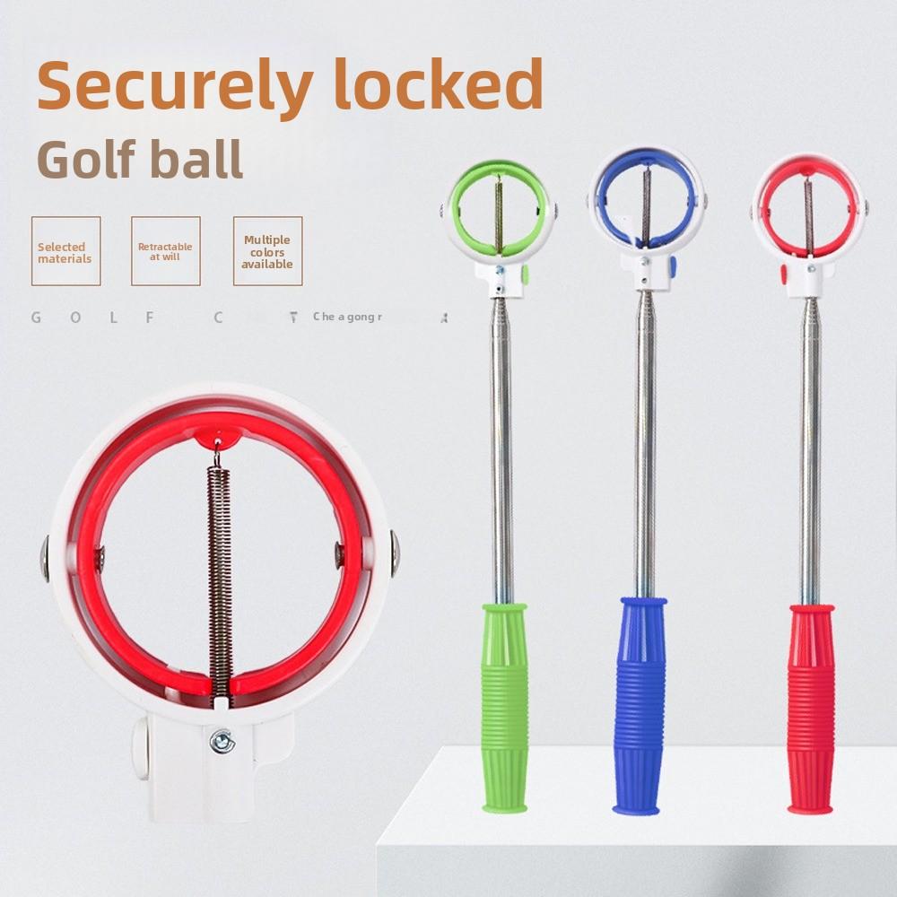 Locking Telescopic Golf Ball Retriever Adjustable Portable Golf Ball Catcher  Golfers