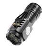 Strong light flashlight explodes outdoor charging mini flashlight long-range long-range battery life three-eyed little monster flashlight