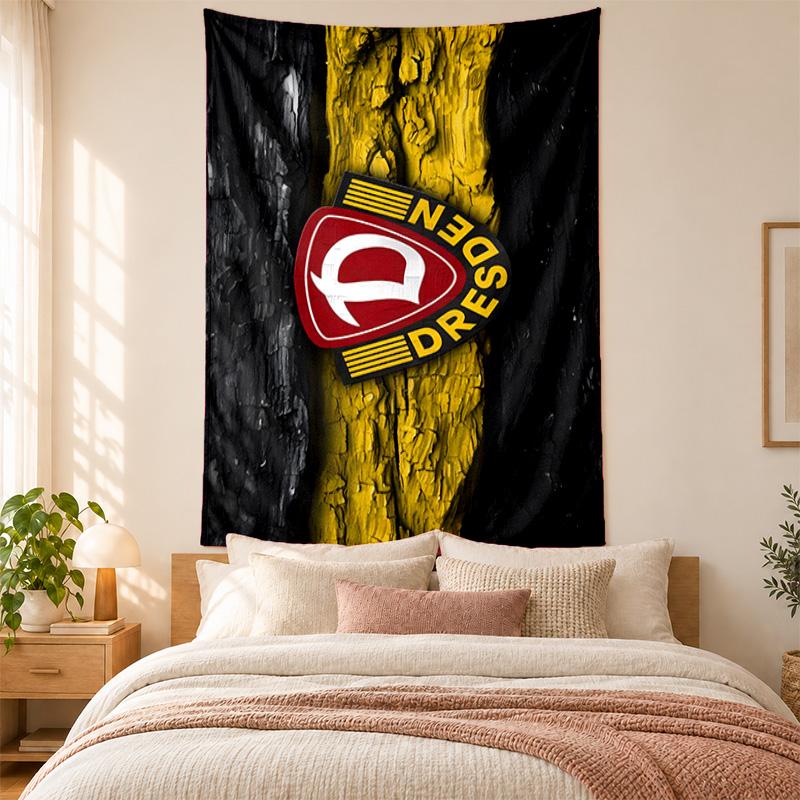 Dynamo Dresden Wandteppich hohe Qualität zur Dekoration von Wohnzimmer Schlafzimmer Wohnheimwänden ideal als Schlafzimmer Wandkunst oder Urlaubsgeschenk