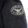 ARMANI JUNIOR Back Print Long Sleeve Hood Down Jacket 39.4" Navy System Kid's Used
