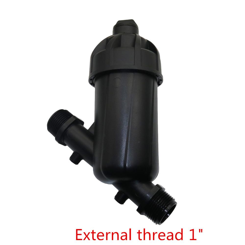 Y-type Water Filter with 3/4", 1" Male Thread Agriculture Tools Garden Lawn Watering Irrigation Purifier Garden Supplies 1 Pc