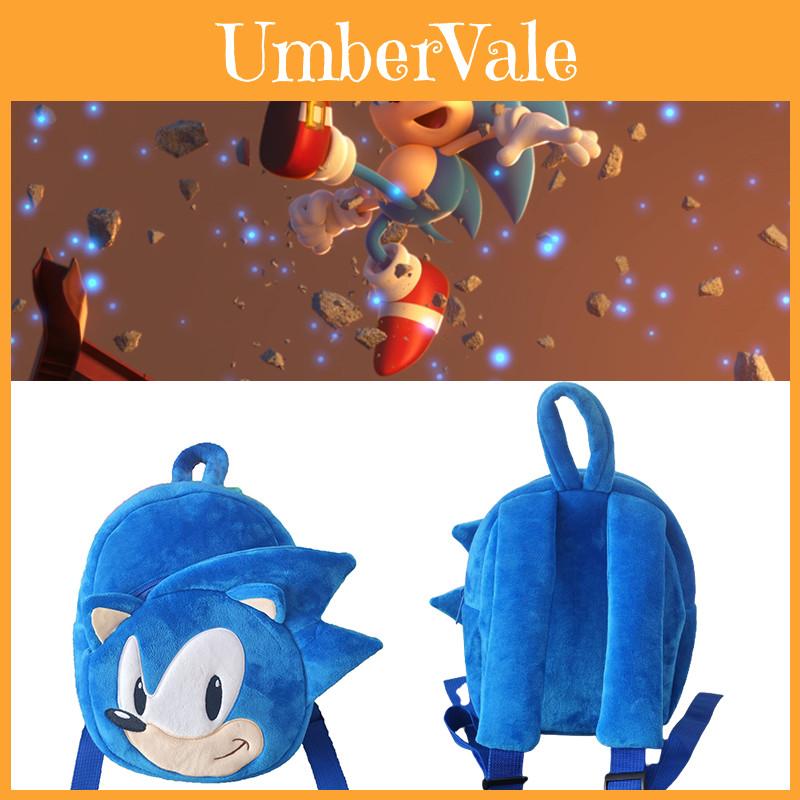 Pluszowy plecak Sonic Kolorowy i modny plecak dla maluchów i dzieci