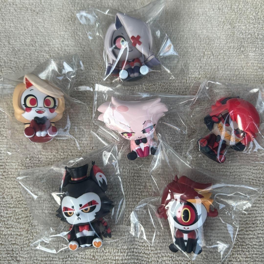 Hazbin Hotel Mini Figure Collection vol.1 vol.2 complete Set 6 Bandai Japan