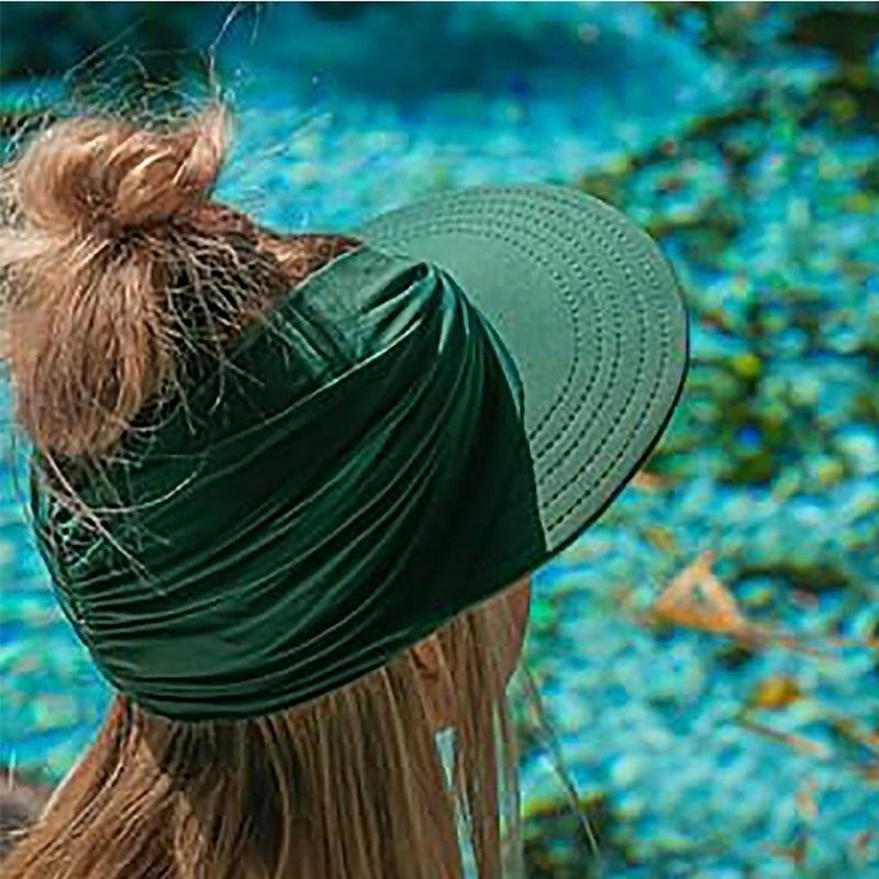 1Pc New Style Hat for Women Sun Visor Hats Female Anti-ultraviolet Empty Hat UV Protection Hot Summer Outdoor Beach Caps