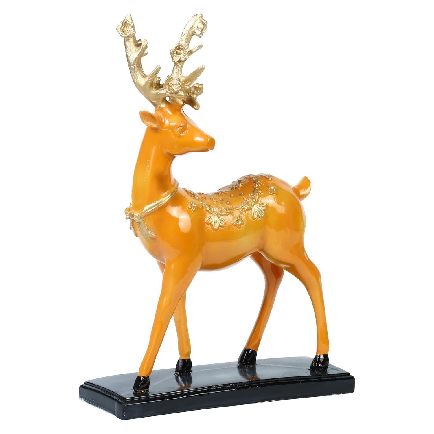

Elegant Reindeer Figurines – Decorative Elk Statues, Modern Deer Sculptures for Living Room, Office & Wedding, Ideal Gift