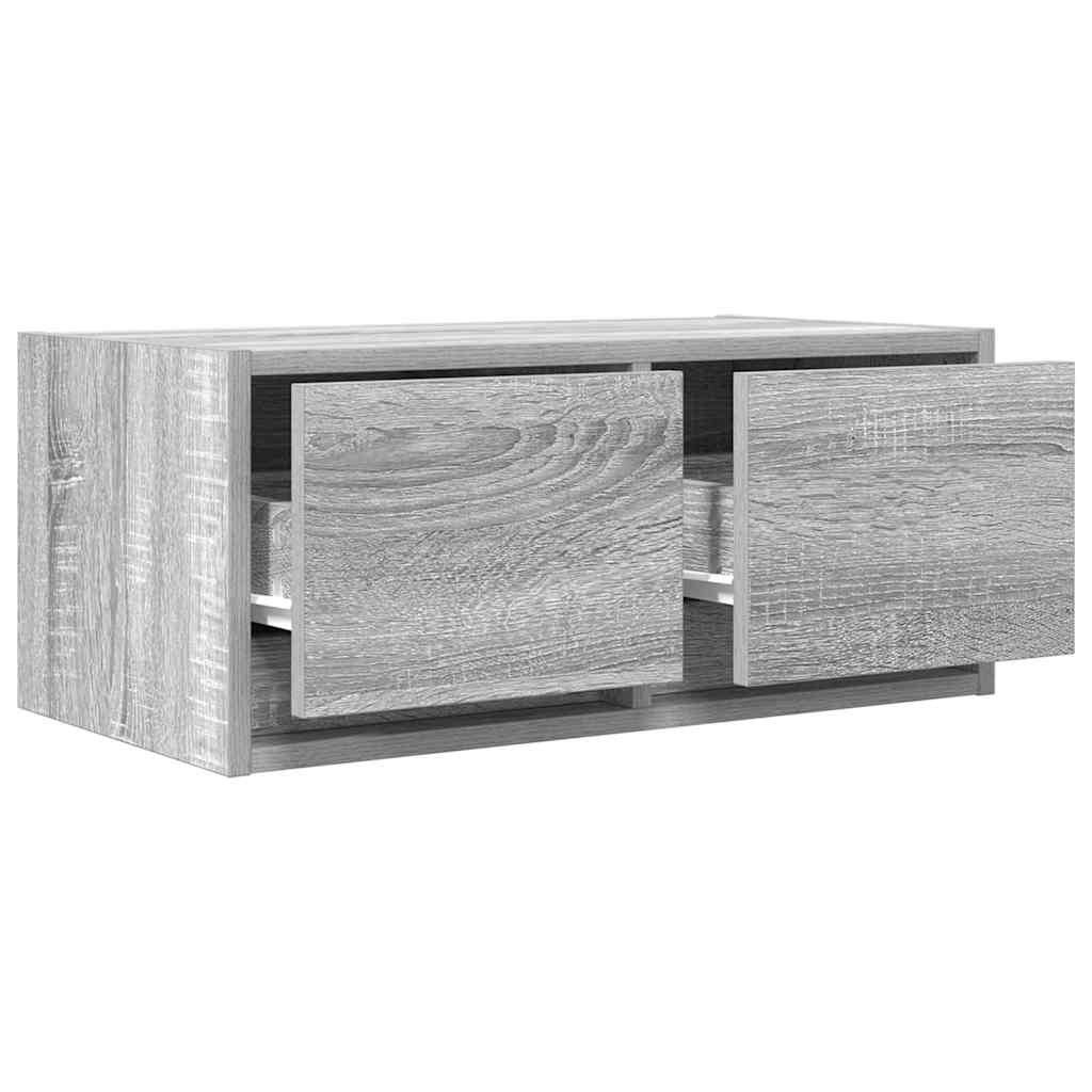 TV Cabinets 2 pcs Grey Sonoma 60 x 31 x 25.5 cm Particleboard