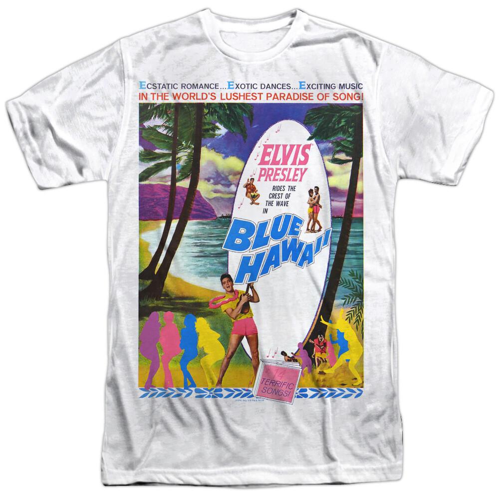 Elvis Blue Hawaii Dye Sublimation T-Shirt S