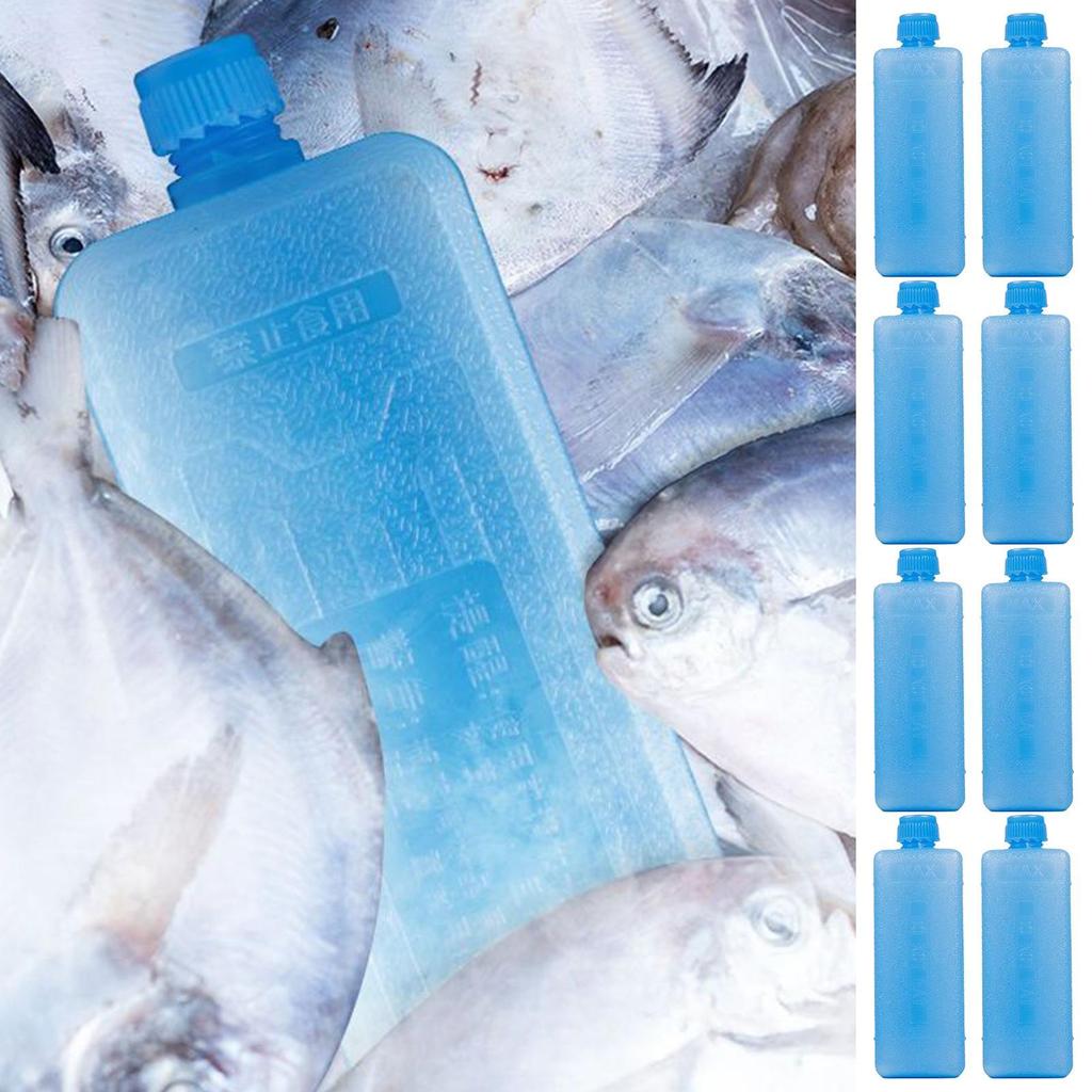 Cooler Ice Pack Freezer Packs for Coolers Long Lasting Extra Cold 8 Piece Cooling Crystal Freeze Box Accessories for Home