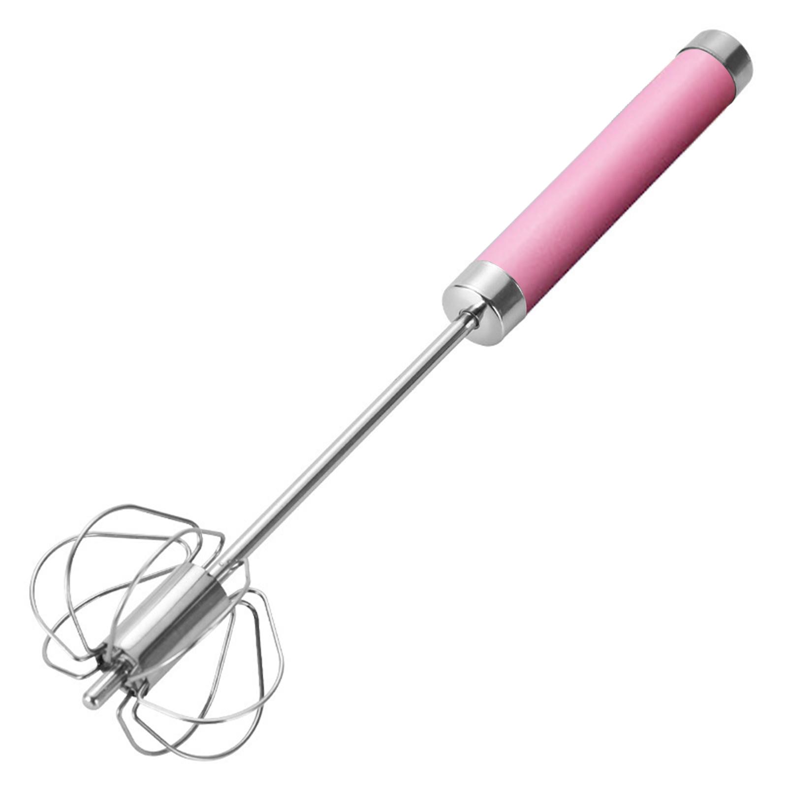 

Нержавеющая сталь Яичный крем-венчик Push Type Whisper Эргономичный экономящий время миксер для еды Кухонные принадлежности