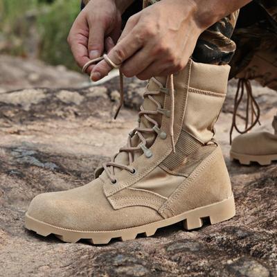 Wolf Warrior Assault Bottes de Combat d'Hiver pour Extérieur Aide Haute Décontractées Fans Militaires Tactiques Désert Alpinisme Entraînement Outil Bottes d'Entraînement